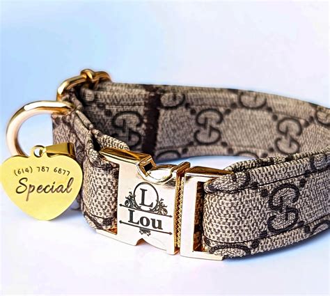 gucci dog leash replica|gucci dog collar large.